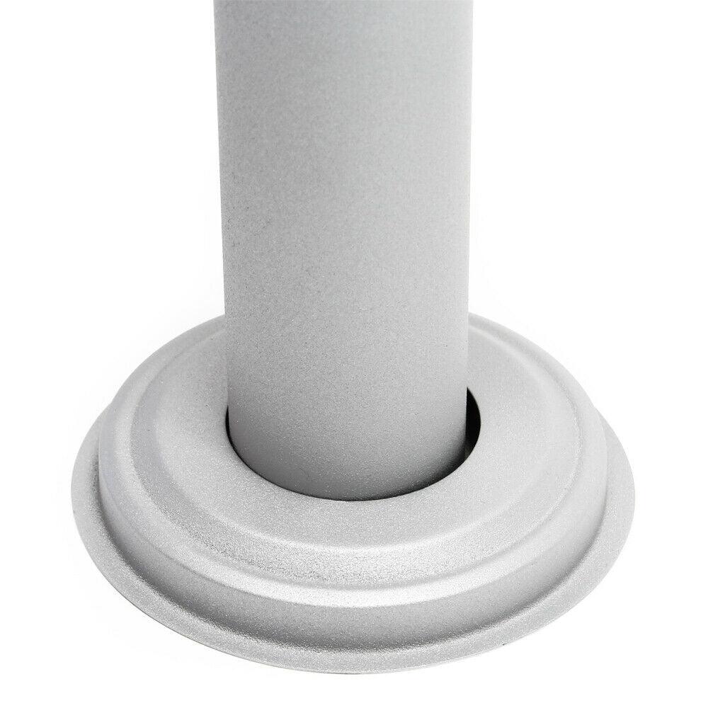 Blocco di 10 cassette postali su piedi con ingressi argentati mail 16_0000141