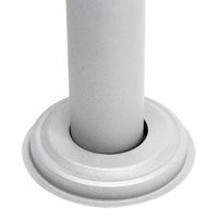 Blocco di 10 cassette postali su piedi con ingressi argentati mail 16_0000141