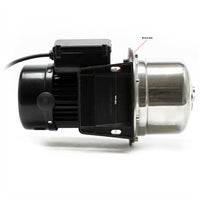 Pompa acqua elettrica portatile per uso domestico da giardino in acciaio pregiato 1100 watt 4600 litri all'ora 16_0002463