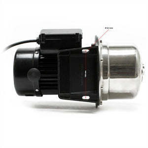 Pompa acqua elettrica portatile per uso domestico da giardino in acciaio pregiato 1100 watt 4600 litri all'ora 16_0002463