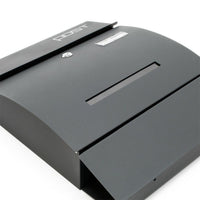 Cassetta postale dal design moderno porta giornali da parete antracite 16_0000062