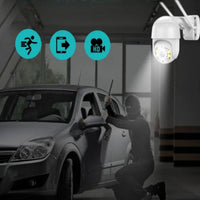 TELECAMERA VIDEOSORVEGLIANZA 8 LED WIFI 3.6MM 2 ANTENNE 12X8CM JTZ-8160QJ