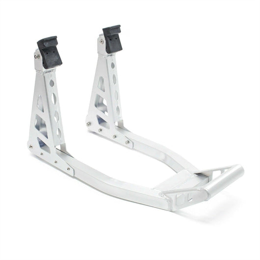 Cavalletto officina ruota anteriore moto supporto sollevatore moto in alluminio uso universale 16_0002934