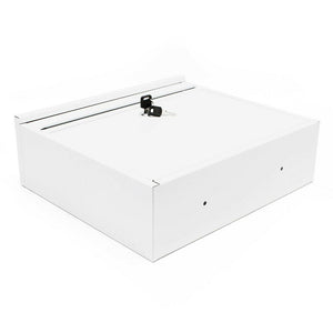 Cassetta postale di design Cassetta postale di design da parete 32 x 36 x 11,5 cm bianco 16_0000060