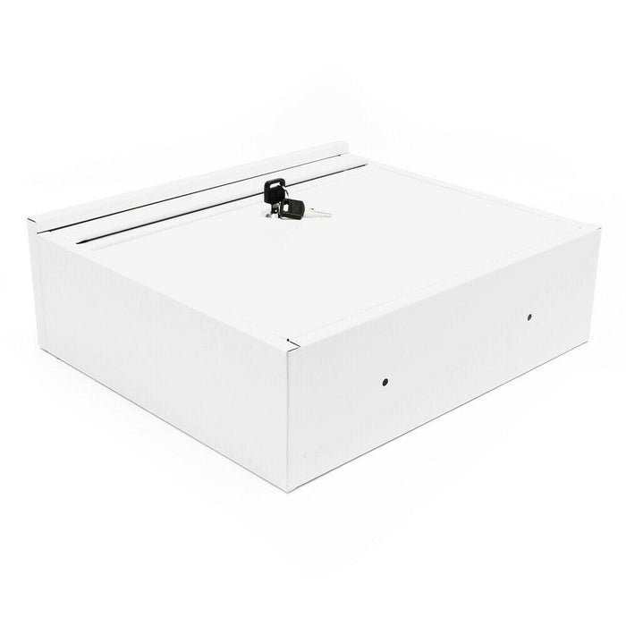 Cassetta postale di design Cassetta postale di design da parete 32 x 36 x 11,5 cm bianco 16_0000060