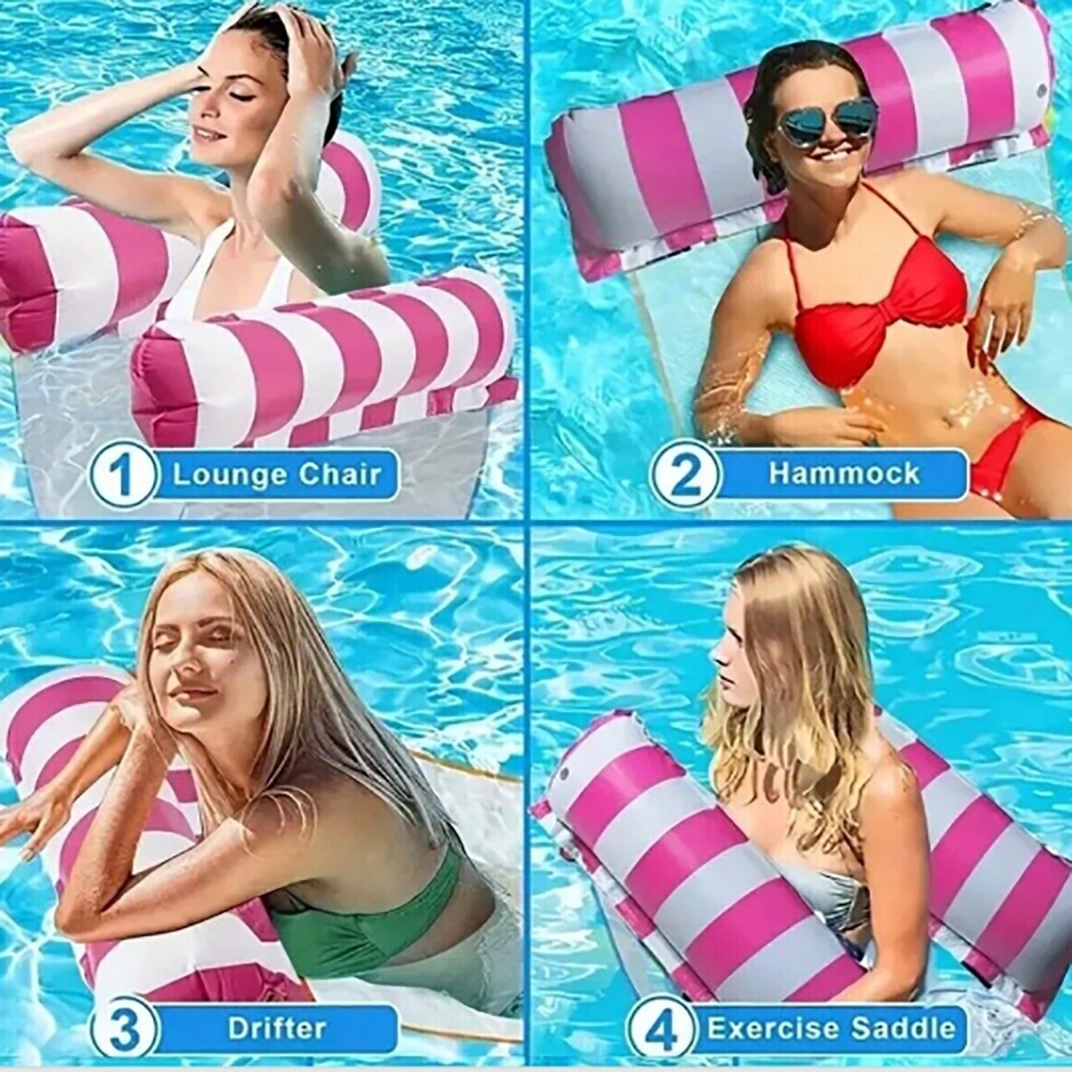 LETTINO POLTRONA SPIAGGIA MARE PISCINA AMACA GONFIABILE RELAX MATERASSINO SEDIA