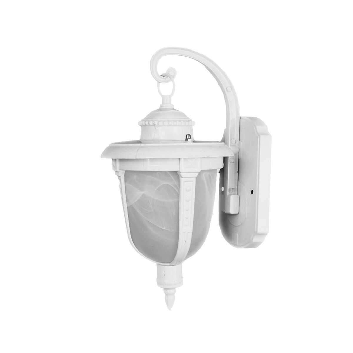 LAMPADA LANTERNA FARETTO MURO APPLIQUE GIARDINO ATTACCO E27 ESTERNO BIANCO A3-S