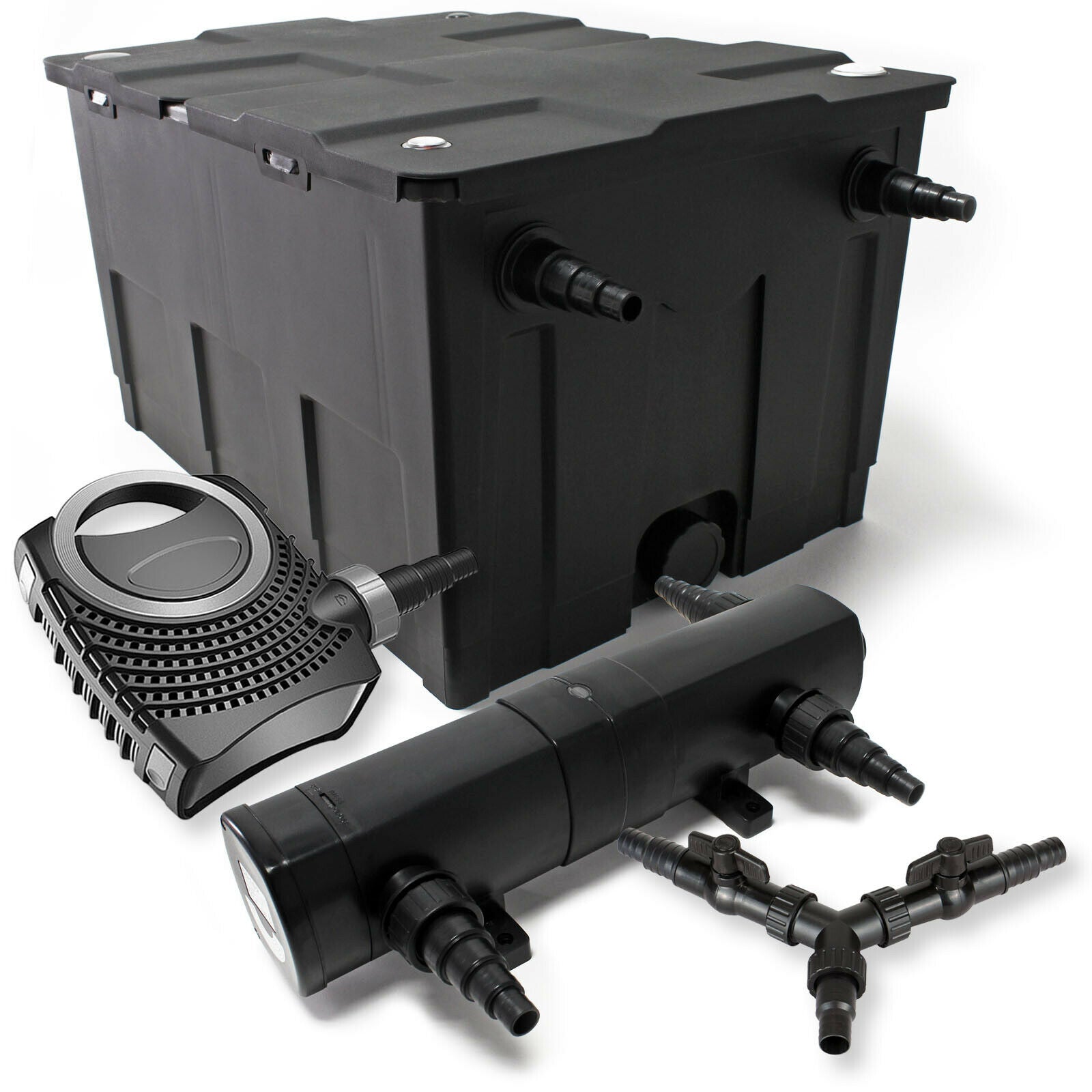 Kit filtrazione laghetto 60.000 litri Sterilizzatore 18 watt Pompa 80 watt 16_0001376