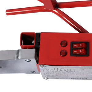 Dispositivo per saldatrice di tubi in PE per la saldatura di manicotti in plastica 16_0002762