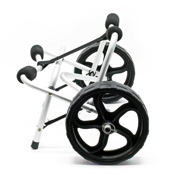 Carrello pieghevole in alluminio 68kg Ruota lampada PU fissaggio con cinghia in nylon 16_0002563