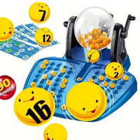 BINGO NATALE GABBIA GIREVOLE GIOCO DA TAVOLO DI SOCIETÀ 48 CARTELLE