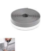 GUARNIZIONE ADESIVA PARAFREDDO PARASPIFFERI PORTE FINESTRE GRIGIO CHIARO 25MM