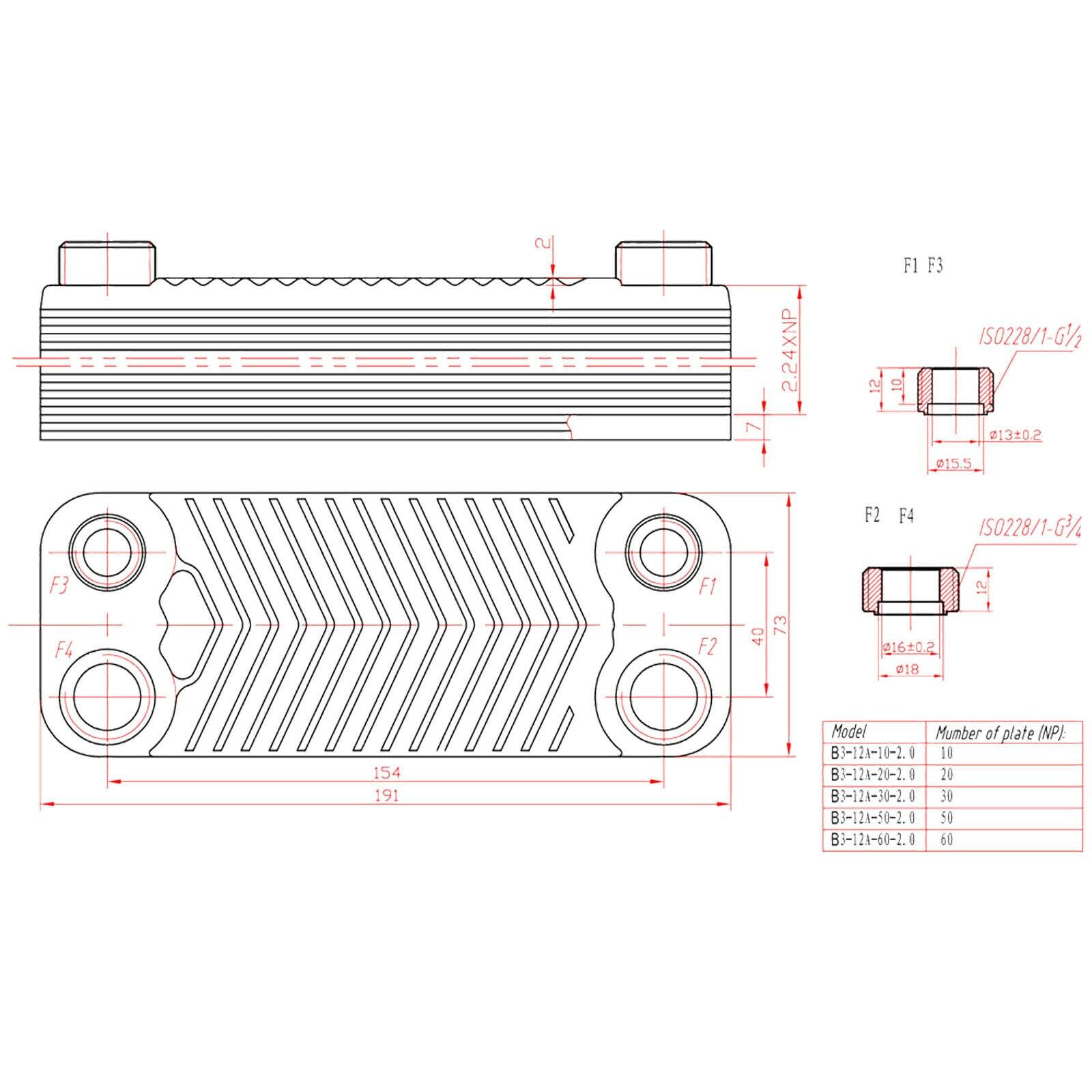 Scambiatore termico inox 10 piastre max 22 kw acqua solare 16_0000829