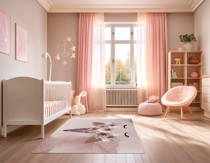 Tappeto Cameretta 75x120 Cm Camera Letto Bambini Moderno Antimacchia Morbido Gioco Bimbi Dis D