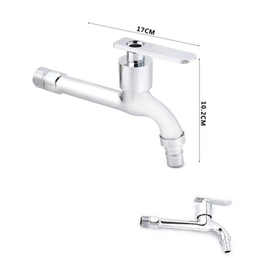 RUBINETTO A PARETE ATTACCO 1/2" LAVATRICE ACQUA FREDDA BAGNO ESTERNI 02048
