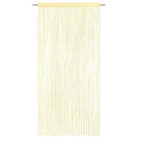 Tenda a Fili Elegante Per Porte Finestre Pannello 100x200 Cm Divisorio Camere Stanze Ambienti Oro