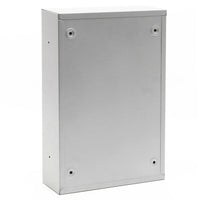 Serratura a combinazione per cassetta postale a parete dal design moderno in acciaio zincato argento 16_0000065