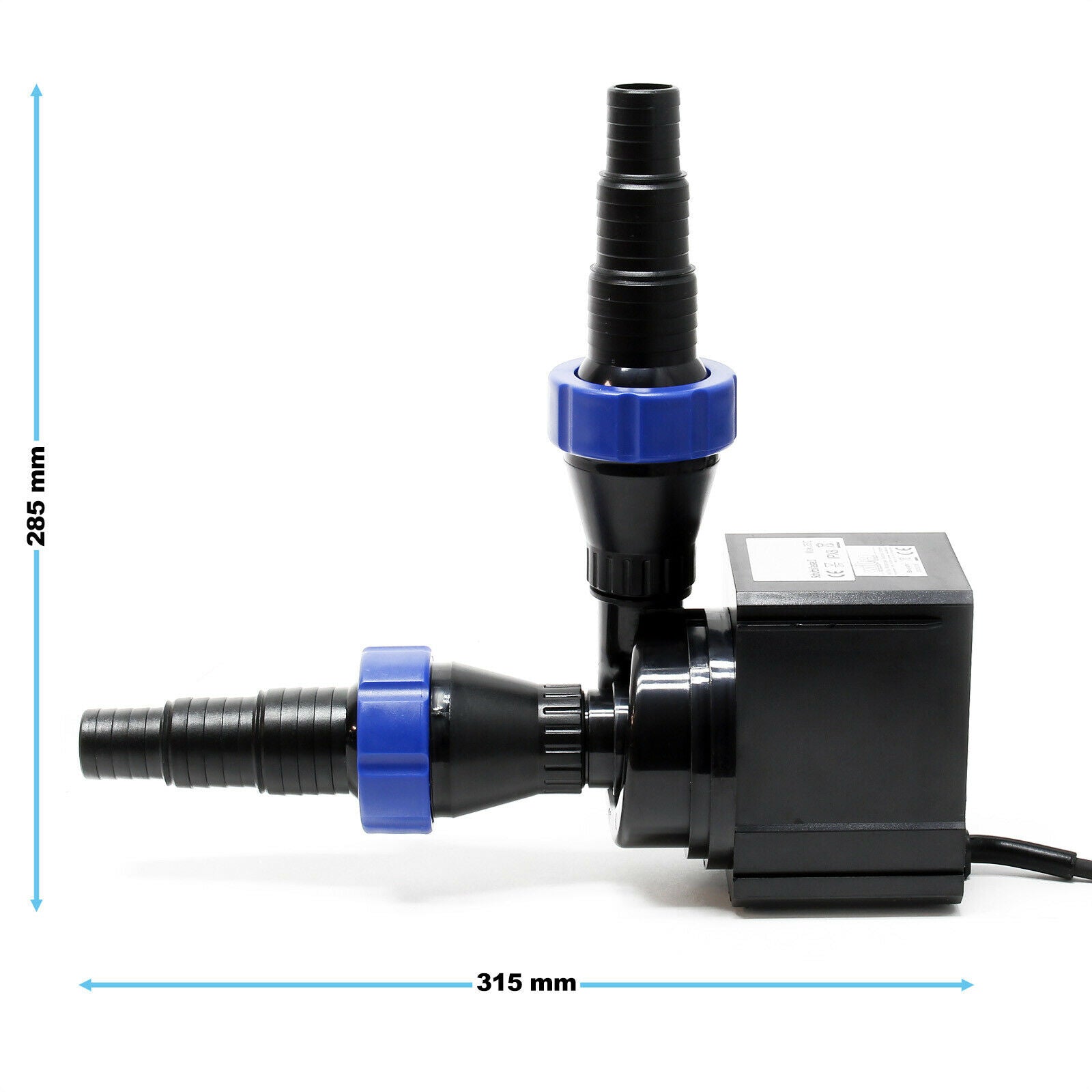 Pompa per laghetto con filtraggio Koi 3000 litri all'ora 10 watt 16_0002040