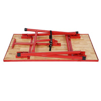 Banco da lavoro pieghevole tavolo da officina pieghevole tavolo da lavoro 120 cm legno 16_0000517