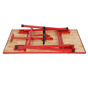 Banco da lavoro pieghevole tavolo da officina pieghevole tavolo da lavoro 120 cm legno 16_0000517