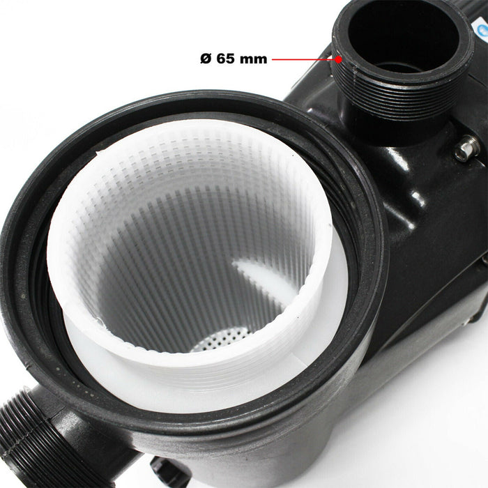 Pompa per piscina 28800 l/h Pompa per filtraggio circolazione acqua piscina 1300 watt 16_0001465