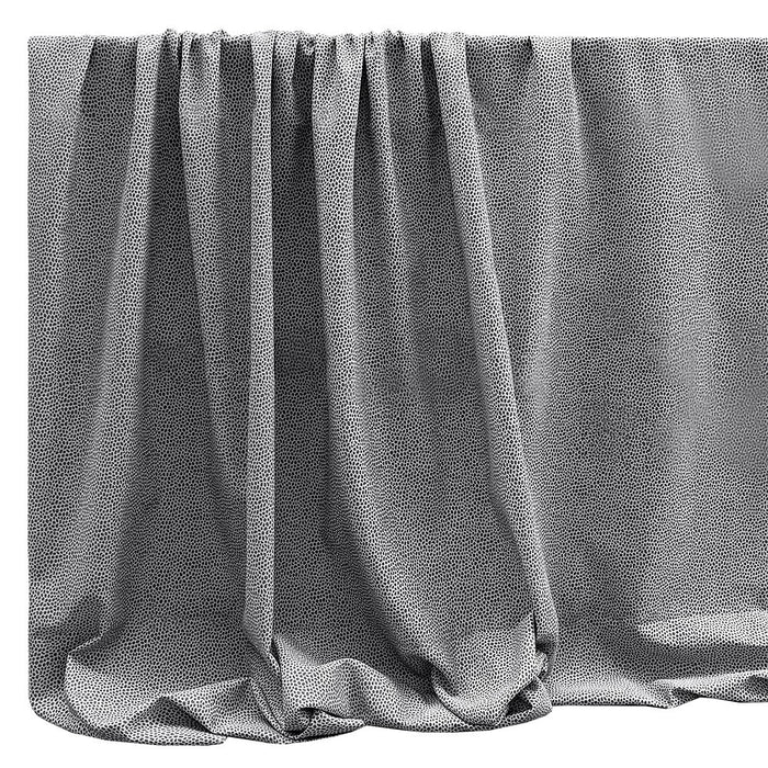 Tessuto Stoffa Cotone Loneta Maculato Cucito Rivestire Fodera Divani Sedie Cuscini 2,8x1 Mt Grigio