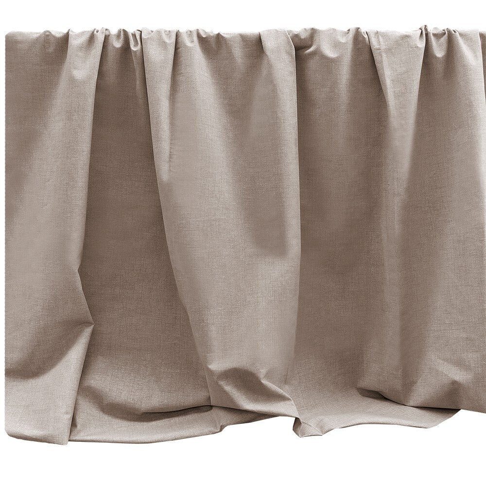 Tessuto Stoffa Cotone Loneta Cucito Creativo Abbigliamento Arredamento Rivestimenti 2,8x8 Mt Tortora