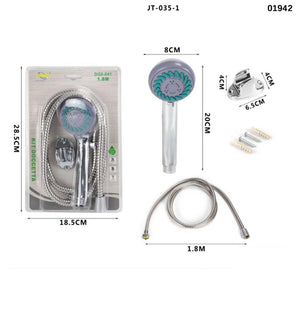 SOFFIONE BRACCIO DOCCINO UNIVERSALE BAGNO DOCCIA VASCA TUBO ROTONDO 01942