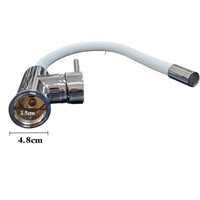 MISCELATORE CANNA ALTA FLESSIBILE RUBINETTO MONOCOMANDO CUCINA BIANCO 1987-2