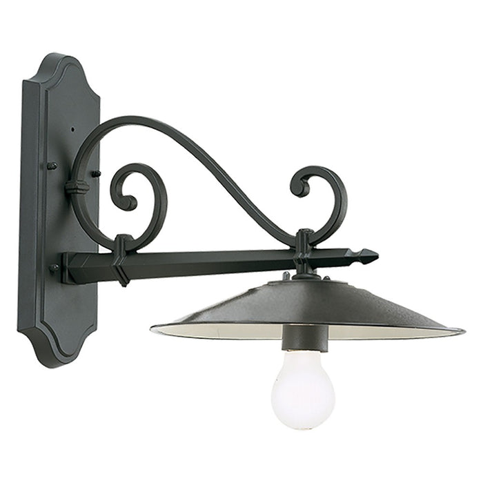 APPLIQUE MEDIA ANTIQUE 25W CM 45X34,5X30 GRIGIO