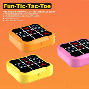 GIOCO TRIS ELETTRONICO INTERATTIVO LED MODERNO PORTATILE ADULTI E BAMBINI PUZZLE