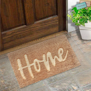 Zerbino Cocco 3D Moderno 40x70 Cm Antiscivolo Tappeto Rettangolare Porta Ingresso Entrata - A