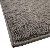 Tappeto Bagno 3D Morbido Assorbente Antiscivolo Lavabile Scendiletto Camera 45x75 Cm Marrone