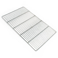 Griglia inox quadrata per barbecue 54 x 34 cm accessorio barbecue griglia 16_0001858