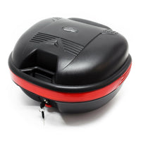 Bauletto 31 litri bauletto per moto scooter quad portapacchi nero opaco portaoggetti 16_0000488