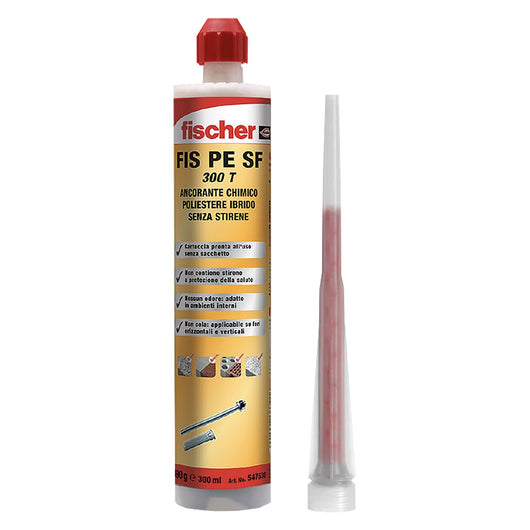 ANCORANTE CHIMICO 'FIS P PLUS 300T' ml 300- 12 pezzi - FISCHER
