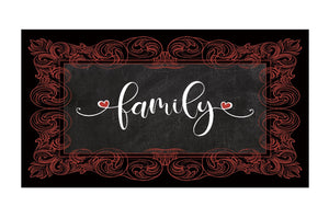 Zerbino Gomma Sostenibile 40X70 Antiscivolo Ingresso Interno Esterno Moderno Dis.A