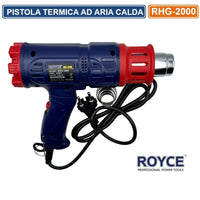 PISTOLA TERMICA ARIA CALDA 2000W SVERNICIATORE DOPPIO SELETTORE TEMPERATURA