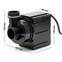 Pompa per laghetto filtro filtrazione corso d'acqua eco acquario laghetto eco 14000 l/h 120 watt 16_0002016
