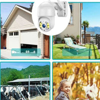 TELECAMERA VIDEOSORVEGLIANZA 8 LED WIFI 3.6MM 2 ANTENNE 12X8CM JTZ-8160QJ