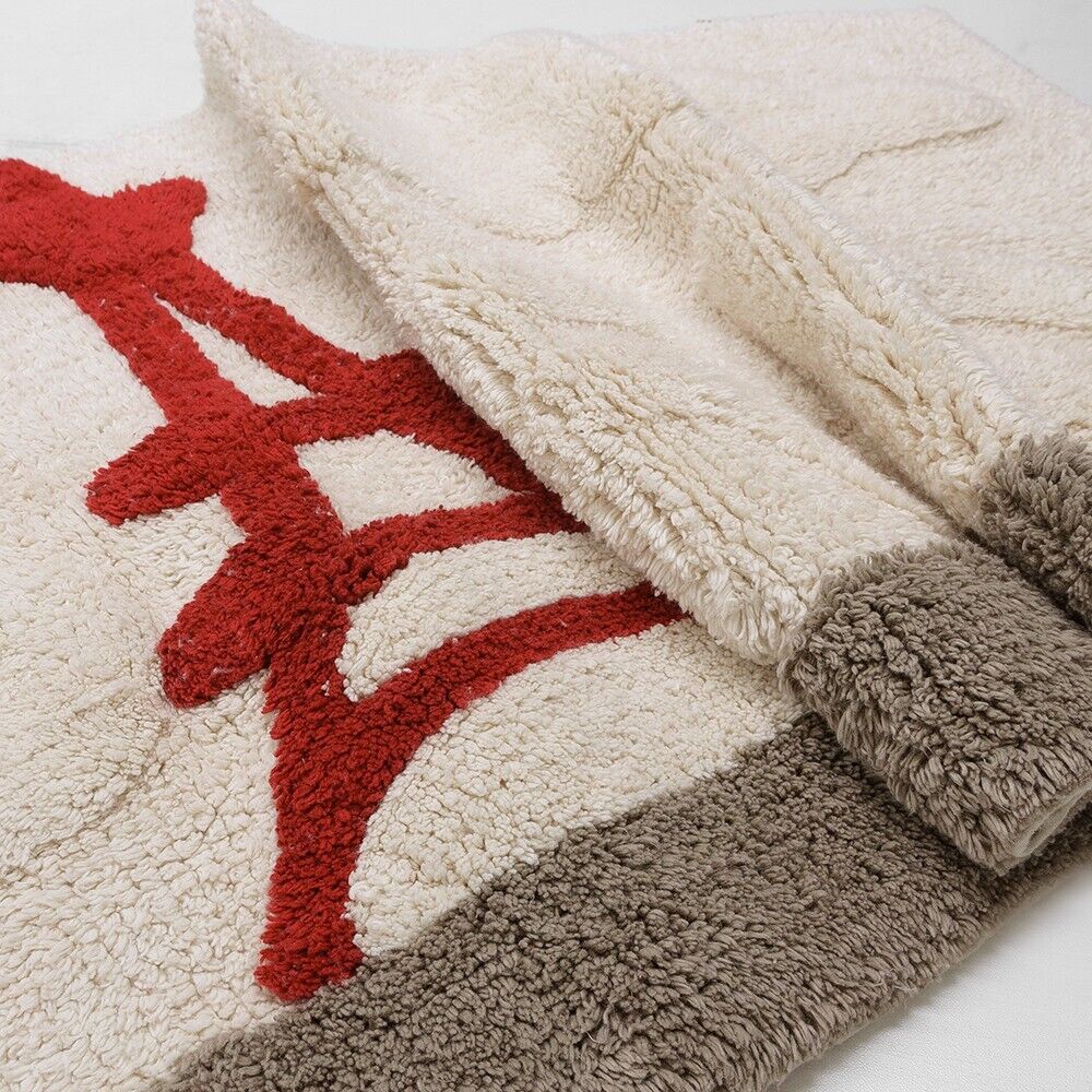 Tappeto Bagno Città Puro Cotone Assorbente 55x90 Cm Camera Scendiletto Morbido Paris