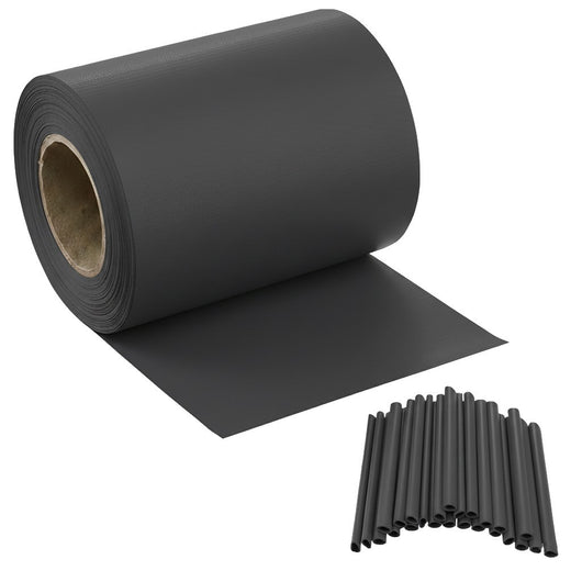 Striscia Banda Frangivista Fasce PVC Rotolo Schermo Privacy Recinzione Balcone Cancello - Antracite