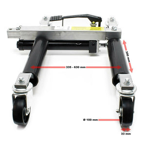Coppia carrelli da viaggio 2x martinetti go martinetto idraulico 680 kg ricambio automobilistico 16_0002864