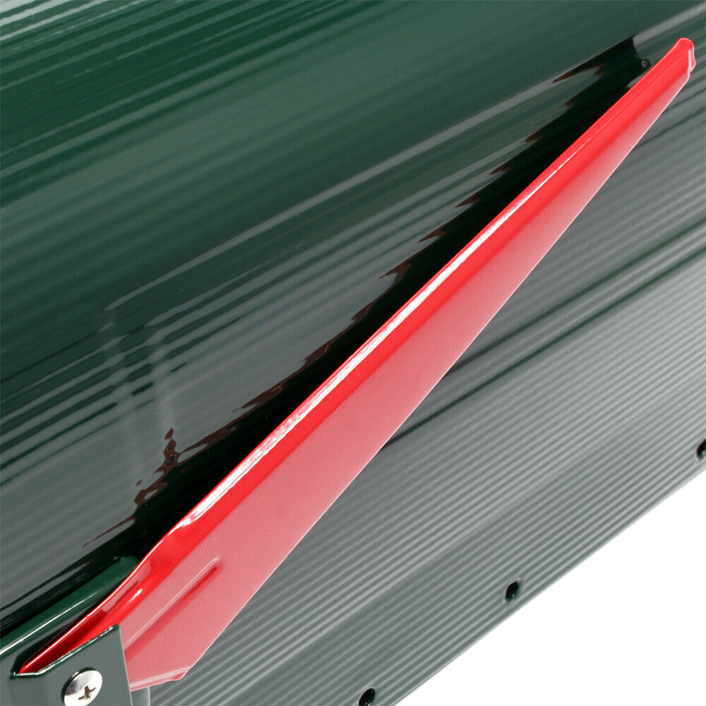 Cassetta postale americana verde Colonna di montaggio a parete per cassetta postale dal design americano 16_0000336