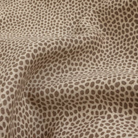 Tessuto Stoffa Cotone Loneta Maculato Cucito Rivestire Fodera Divani Sedie Cuscini 2,8x10 Mt Marrone