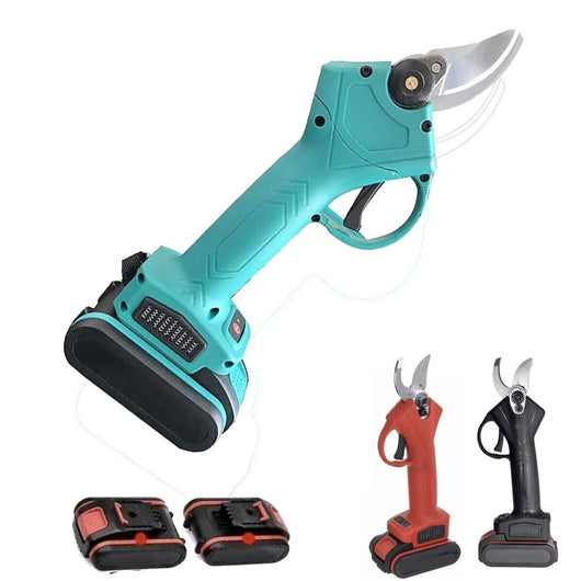 CESOIA FORBICE ELETTRICA POTATURA 2 BATTERIE RICARICABILE PORTATILE 48V 28MM