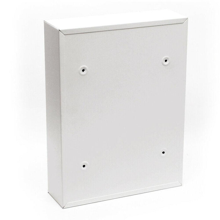 Cassetta postale di design da parete in acciaio zincato 26 x 8,5 x 35 cm bianco 16_0000073