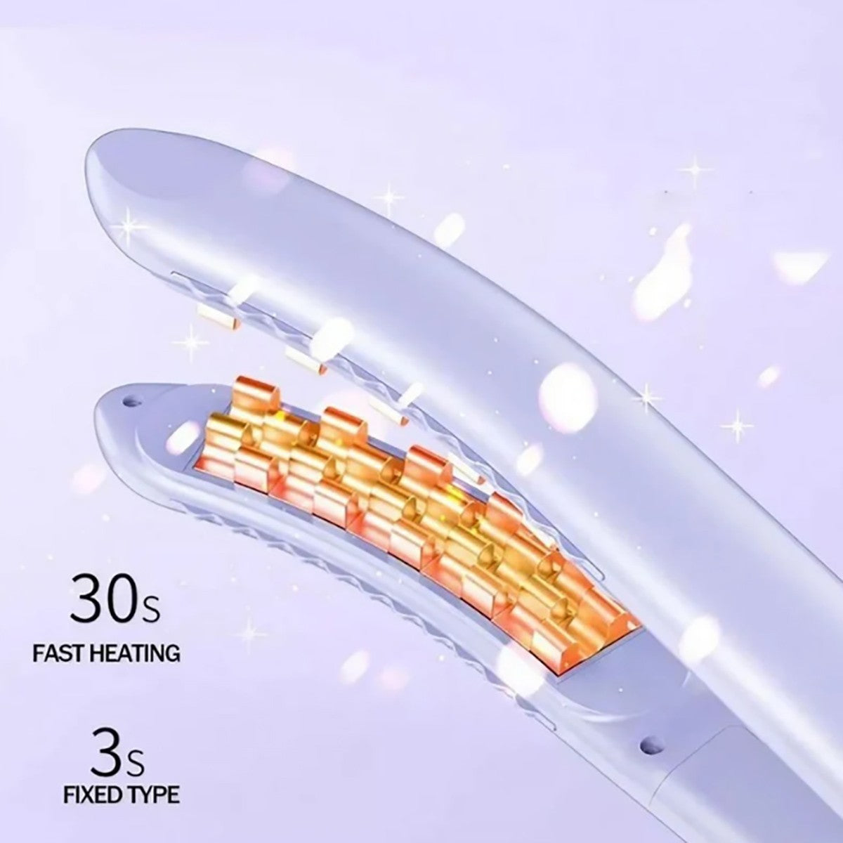 MINI PIASTRA PER CAPELLI CURVA VOLUMIZZANTE ONDULATI CERAMICA PORTATILE YY-166