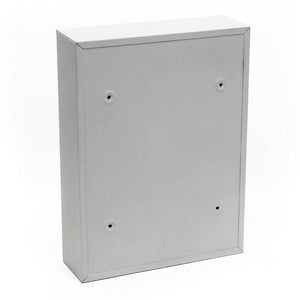 Cassetta postale di design da parete in acciaio zincato 21,5 x 9 x 32 cm argento 16_0000072