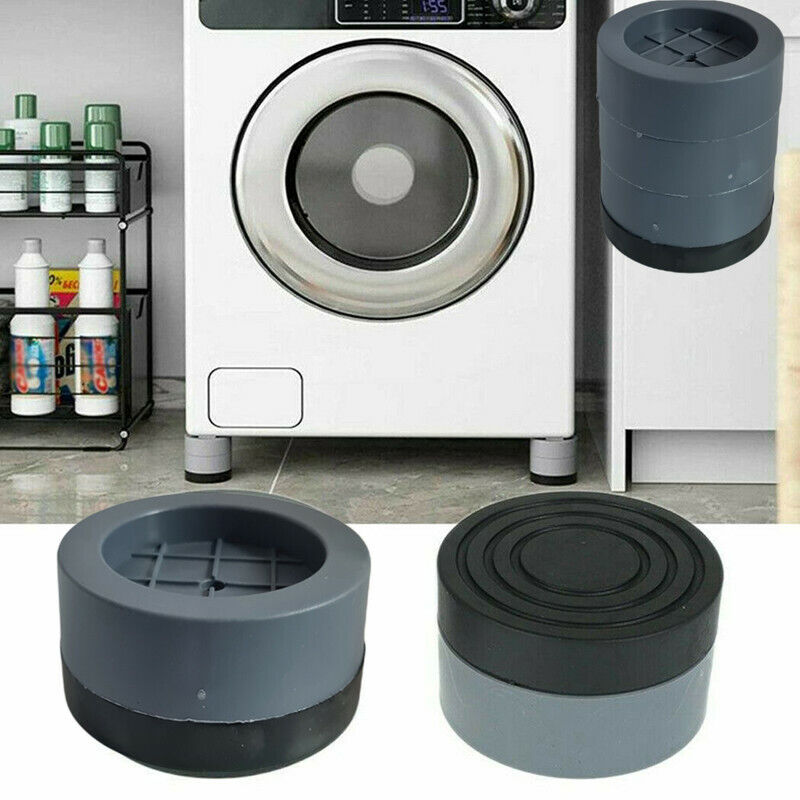 SET 4 PIEDINI ANTI VIBRAZIONE LAVATRICE ASCIUGATRICE UNIVERSALI GOMMA PIEDI PAD